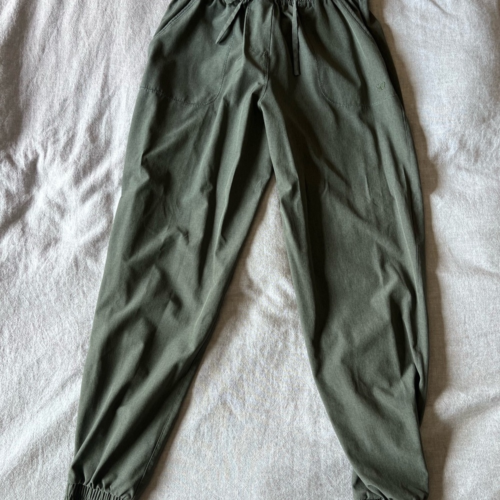 Albion Fit Olive Green Jetsetter Pants
